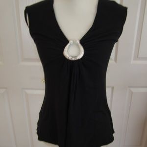 Express Black Dressy Top